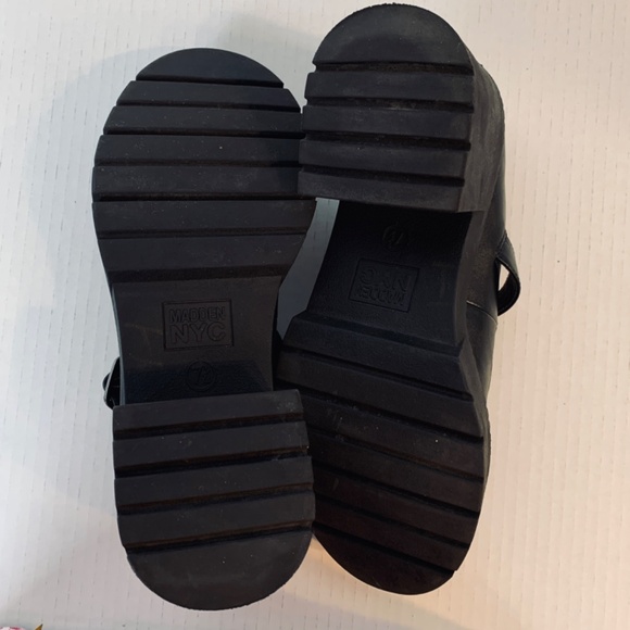 Madden NYC Black Mary Jane Shoe Size 7.5 Platform Chunky Whimsygoth Witchy - Picture 8 of 11